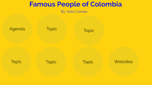 Who is the most famous soccer player in colombia? Famous People Of Colombia By Kelsi Correia By Kelsi Correia