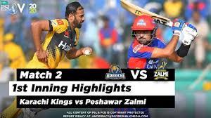 Like always, karachi kings won the toss and elected to field first and they kept the peshawar zalmi squad in a tight spot with the team only able to score 151/8. Karachi Kings Vs Peshawar Zalmi 1st Inning Highlights Match 2 21 Feb 2020 Hbl Psl 2020 Youtube