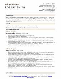 For help with your resume, check out our extensive zoo keeper resume samples. Animal Keeper Resume Samples Qwikresume