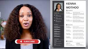 Cv templates for administration and secretariat jobs. How To Create A Professional Looking Cv Resume In Few Minutes South Africa Youtuber Youtube