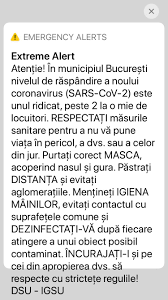 Pe telefoanele mobile poți să primești alerte de derulați în jos să găsiți alerte de urgență (emergency alerts) și mesaje test (test message). Mesaje Ro Alert In BucureÈ™ti È™i 7 JudeÈ›e Cu Rata IncidenÈ›ei Mai Mare De 1 5 Audio Europa Fm