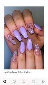 Purple Nails Lilac Nails Purple Nail Designs Purple Acrylic Nails