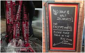 Man utd fans stormed old trafford ahead of their clash with liverpool | oli scarff/getty images. Why Man United S Old Trafford Is A Half And Half Scarf Hotbed