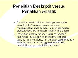 Statistik memiliki dua bidang utama yang dikenal sebagai statistik deskriptif dan statistik inferensial. Populasi Dan Sampel 1 Dalam Penelitian Tidak Selalu