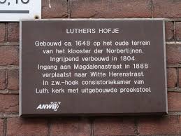 Haarlem Luthers Hofje Lutherse Kerk Haarlem Luther