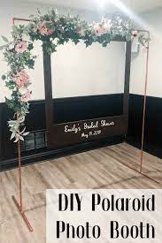 Ok, so now your diy photo booth space is simply gorgeous, it's time to set up the photo booth equipment. Diy Oversized Polaroid Photo Booth Making Joy And Pretty Things