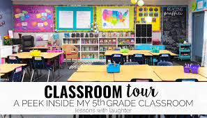 Classroom Tour A Peek Inside My 5th Grade Classroom Lessons With Laughter Classroom Tour 5th Grade Classroom Classroom Lessons