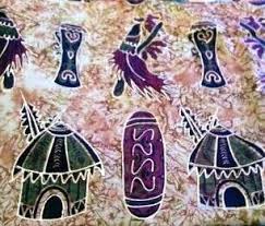 Batik Papua Motif Tifa Honai Batik Indonesia Lukisan