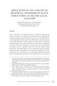 A vote given in accordance with the terms of an instrument of proxy shall be valid, notwithstanding the previous death or insanity. Pdf Application Of The Concept Of Beneficial Ownership In Sukuk Structures An Islamic Legal Analysis