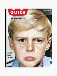 Sticker for Sale avec l'œuvre « Jay North dans le rôle de Dennis la menace  » de l'artiste Jenniferkate72