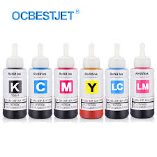 Compatible epson t673 ink for epson l805, l810, l1800 ink tank printer. Universal Dye Ink For Epson L800 L801 L810 L1300 L1800 Printer T6731 T6736 Refill Dye Ink Kit For Epson Printer Bk C M Y Lc Lm Buy At The Price Of 15 52