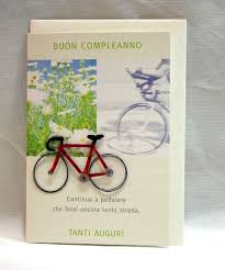 Biglietto Auguri Buon Compleanno Continua A Pedalare Che Farai Ancora Tanta Strada Tanti Auguri Bicicl Buon Compleanno Fai Da Te E Hobby Biglietti Di Auguri