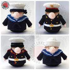 Crochet Pattern Outfits For Gonk Heroes Fireman Policeman Etsy Crochet Patterns Knitted Toys Free Patterns Crochet Dolls