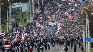 Weißrussland ist ein land in europa. Logo Proteste In Belarus Gehen Weiter Zdftivi