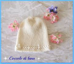 Vi presento il tutorial per realizzare una splendida e veloce cuffietta da neonato ai ferri adatta anche a sferruzzatrici poco esperte. Cappellino Realizzato A Mano Ai Ferri In Lana Merino Per Neonato Su Misshobby