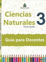Ciencias naturales de primero a sexto grado. Guia Del Docente Ciencias Naturales 3 Tercer Grado Honduras