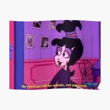 The animated series more polls. Lydia Deetz Cartoon Posters Redbubble