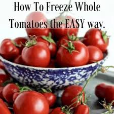 And unlike many vegetables, tomatoes are actually more nutritious cooked than raw. Freezing Tomatoes Whole The Simple Way Homemade Food Junkie