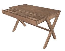 Also, get as much natural light into your office space as possible. X Desk With Drawer Ana White