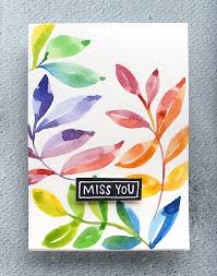Live Replay Easy Diy Watercolor Leaves With Minimal Supplies In 2020 Watercolor Leaves Diy Watercolor Painting Diy Watercolor Cards