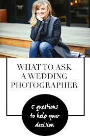 This is their opportunity to spell out exactly what kind of photos they'd like, along with any other specific directions they may have for you. 5 Questions To Ask A Wedding Photographer Courtney Aaron