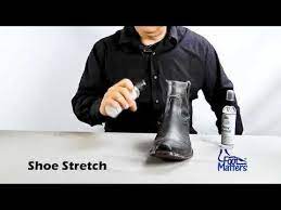 Footmatters Professional Boot Shoe Stretch Spray Softener Stretcher For Leather Suede Nubu Youtube How To Stretch Shoes Shoe Boots Leather
