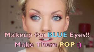 If you have green eyes, opt for a peachier hue, whereas brown and blue can benefit from a truer pink. Makeup For Blue Eyes Make Your Blue Eyes Pop Peach And Copper Tutorial Youtube