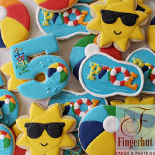 Happy Birthday Activities For Kids Perfect Day For A Pool Party Happy Birthday Wyatt Poolparty Poolpartycookies Pool Pool Party Kids Pool Party Decorations Pool Birthday Party