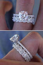 Bridal Sets Stunning Ring Ideas That Will Melt Her Heart Wedding Rings Unique Dream Engagement Rings Wedding Ring Sets