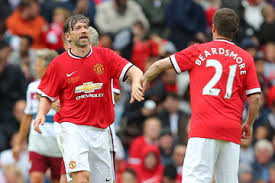 Svenske jesper blomqvist kom til old trafford i 1998, og fikk oppleve trippeltriumfen i sin første sesong. Jesper Blomqvist Zimbio