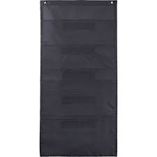 File Folder Storage Black Pocket Chart