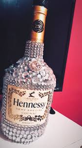 Bottle Glam Decorated Liquor Bottles Bedazzled Bottle Bling Bottles