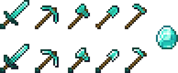 Is it possible to make a diamond in minecraft? Minecraft Diamond Equipment By Kaeffe On Deviantart