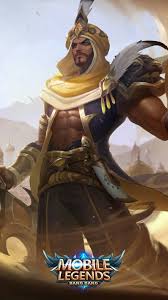 Khaleed Prince Of Sand Mobile Legend Wallpaper Mobile Legends Hero Wallpaper