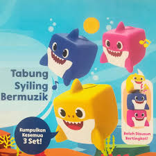 Drypers Tabung Syiling Bermuzik Pinkfong Baby Shark Musical Coin Bank Shopee Malaysia