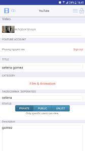 ¿hay alguna aplicación de terceros para subir videos a youtube? Video Uploader On Youtube For Android Apk Download