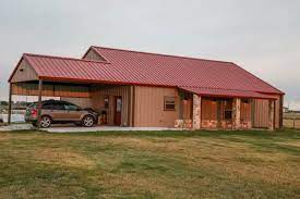 The modern barn has white shiplap walls with sliding barn doors, not to mention a large. Mueller Buildings Reviews Durable And Reliable Prefab Metal Properties