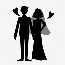 الحب العروس العريس أسود صورة ظلية العروس حب عريس عروس Png وملف Psd للتحميل مجانا In 2021 Black Silhouette Human Silhouette Bride