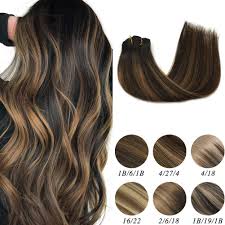13 reasons to try it. Labeh Real Remy Human Hair Balayage Hair Extensions Clip In Light Brown Hightlighted Natural Black Ombre Hair Extensions Clip In Human Hair 7pcs 120g 20inch Buy Online In Belize At Belize Desertcart Com Productid