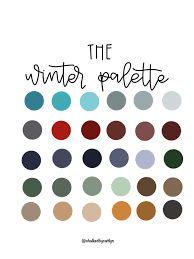 Color palettes from winter images. The Winter Procreate Custom Color Palette Ipad Color Palette Swatches Lettering Brushes By Cr Palette De Couleurs Palette Couleur Theorie Des Couleurs