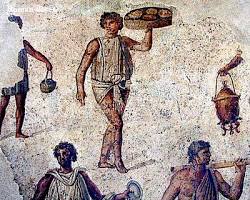 Immagine di Schiavo romano al lavoro nei campi