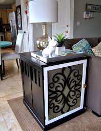 Diy End Tables That Look Stylish And Unique Dog Crate End Table Crate Furniture Crate End Tables