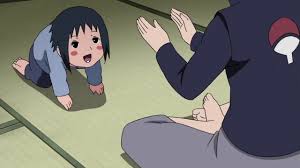 Wallpaper naruto menangis gambar menangis. Sasuke Baby Wants To Play With Itachi Youtube