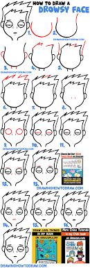 How To Draw Cartoon Facial Expressions Drowsy Tired Feeling Sick How To Draw Step By Step Drawing Tutorials 728x546 how to draw simple anime eyes 5 steps. how to draw cartoon facial expressions