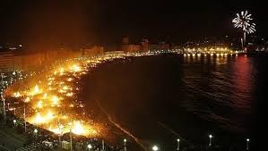 The night of san juan (la noche de san juan) is usually celebrated with music starting in the evening of the 23rd with bonfires and/or fireworks at midnight to see in the 24th. Noche De San Juan Andalucia 24 June Noche De San Juan Andalucia The Night Of San Juan Is A Celebration That Is Usually Held On T Malaga South Of Spain San Juan