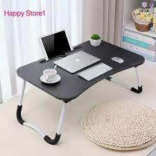 While many can get by with just a laptop and mouse, some jobs require you to deal with stacks of documents. Cod Study Table Foldable Lazy Bed Desk Portable Mainstay Laptop Wooden Table Computer Table Shopee Philippines