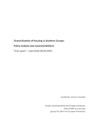 Check out this alternative link: Pdf Financialization Of Housing In Southern Europe Policy Analysis And Recommendations Final Report Submitted 28 01 2021