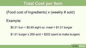 Calculating restaurant food cost for a specific period is much more straightforward than calculating plate cost, but still requires some work. How To Calculate Food Cost With Calculator Wikihow