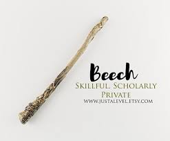 Vran Wand Beech Wood Wand With Black Gold Details And Metal Handle Decoration Wands Wand Woods Harry Potter Wand