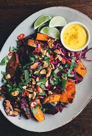 Spicy Thai Sweet Potato Wedges From The Land We Live On Food Sweet Potato Wedges Turmeric Recipes